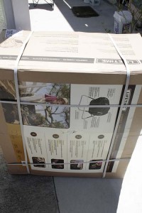 Composter in its box