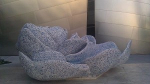 Disney Hall Garden Lilly Disney fountain