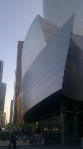 Disney Hall southwest side