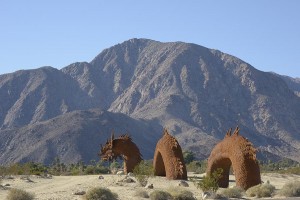 Dragon with mountains